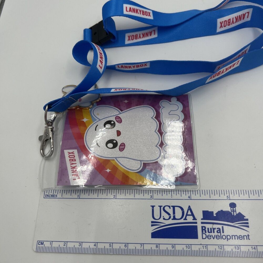 Lankybox Ghosty Lanyard ID Holder Boxy Sticker Collectible Set - Picture 4 of 8